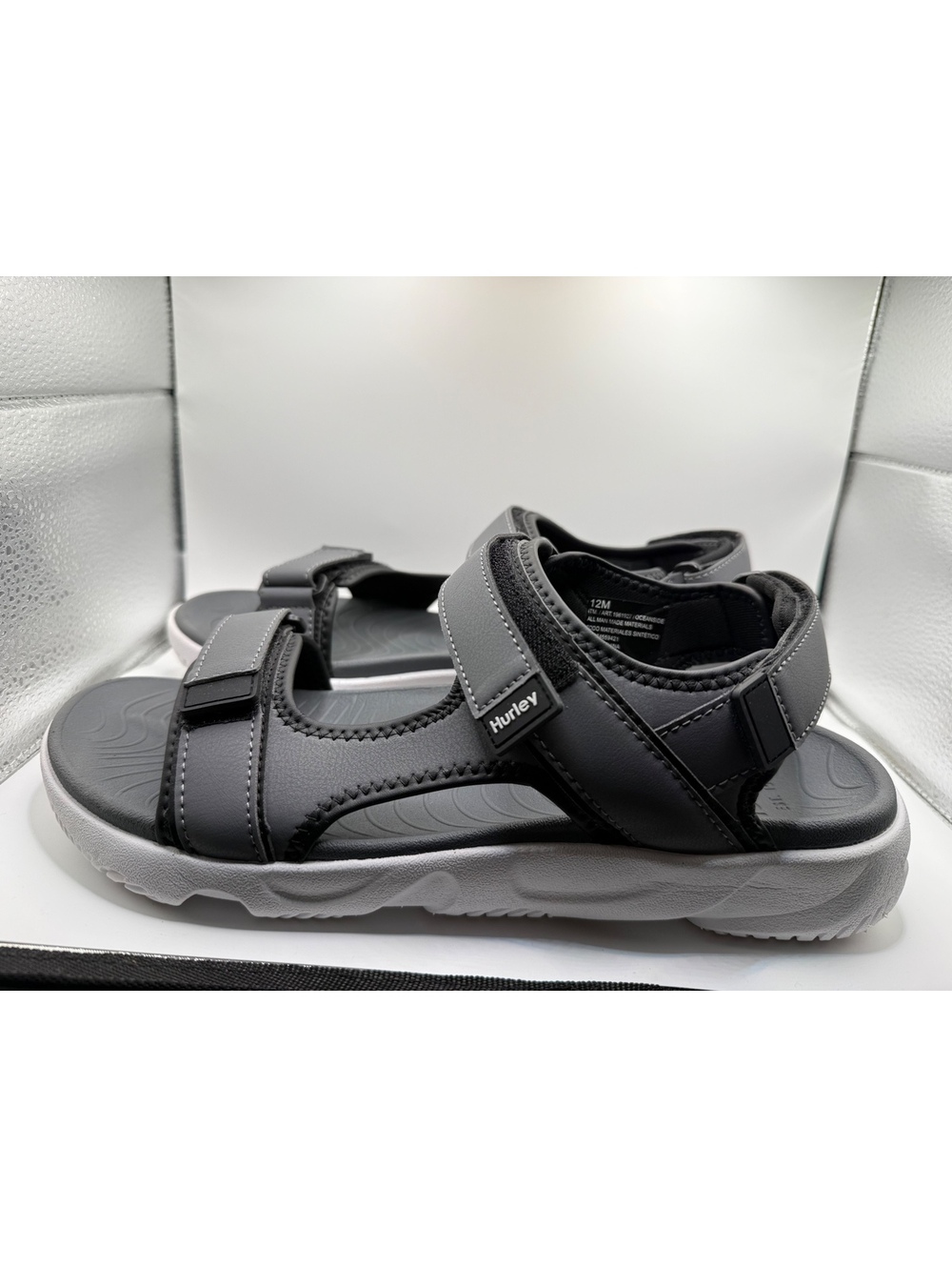 Men’s size 12 Hurley Oceanside Grey Sandal
